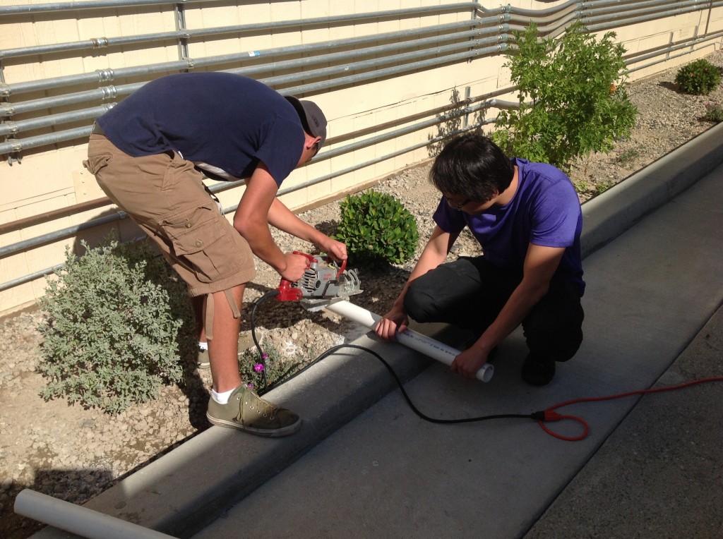 using the power tools